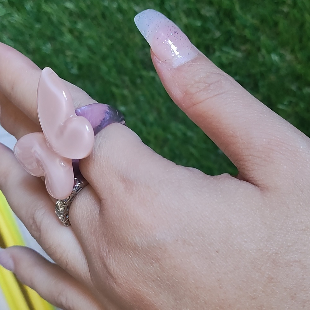 Acrylic fun Ring Butterfly 🦋